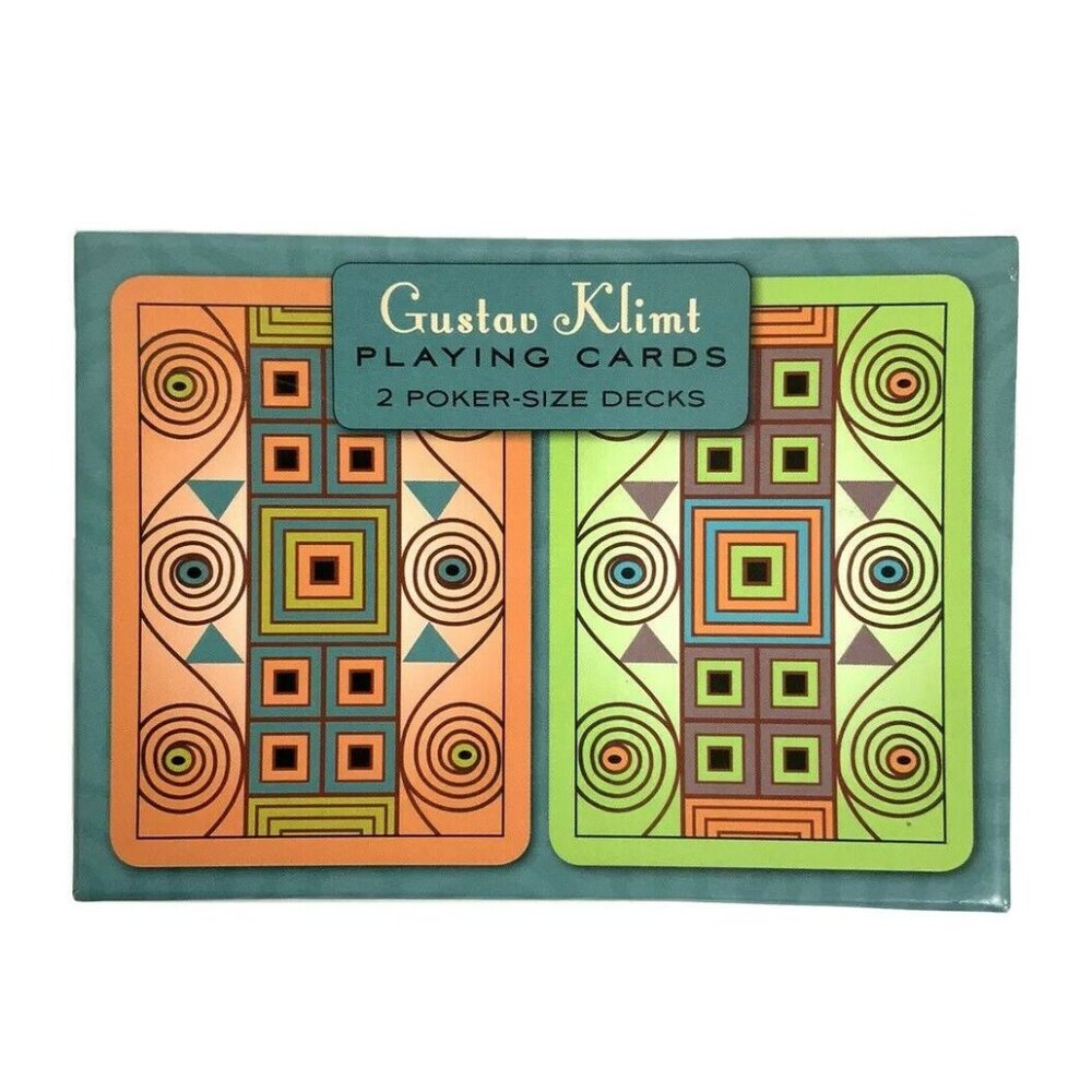 Gustav Klimt Playing Cards Double Deck Poker Size Pomegranate